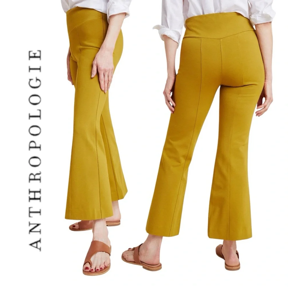Anthropologie‎ Women’s Ponte Steetch Flare Pants - Size S